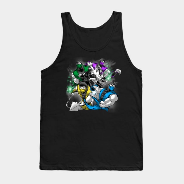 Rainbow Ninjas Tank Top by CoinboxTees